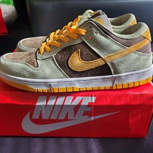 Nike dunk low dusty olive size 10.5
